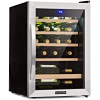 Los mejores  - Klarstein Vinamour 19 - Nevera para vinos con puerta acristalada- 19 botellas de vino- 65 L- 4-18°C- solo 39 dB…
